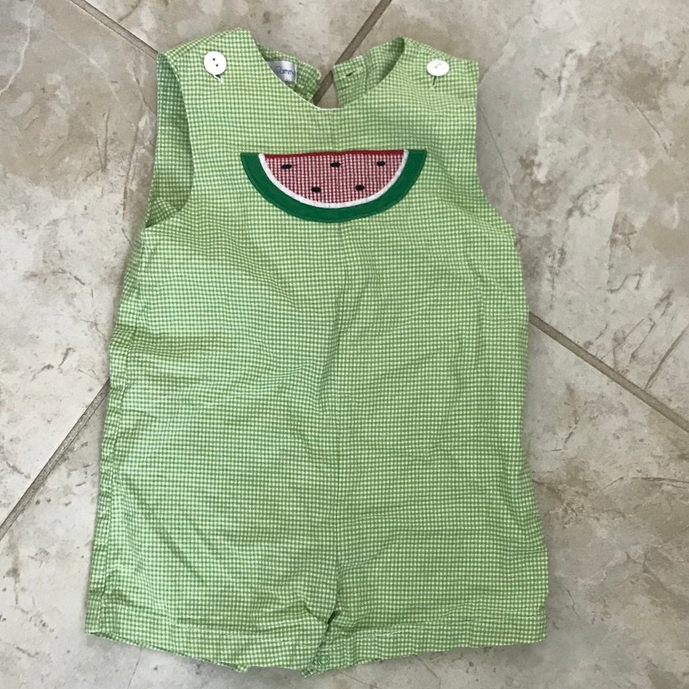 Watermelon Boy's Romper/Jon Jon Shortall